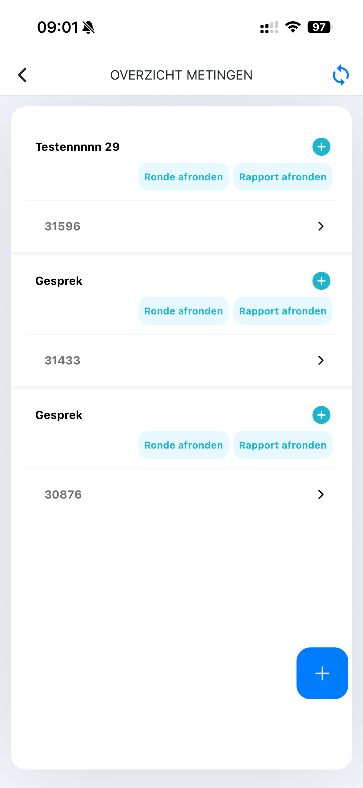 Audit selecteren