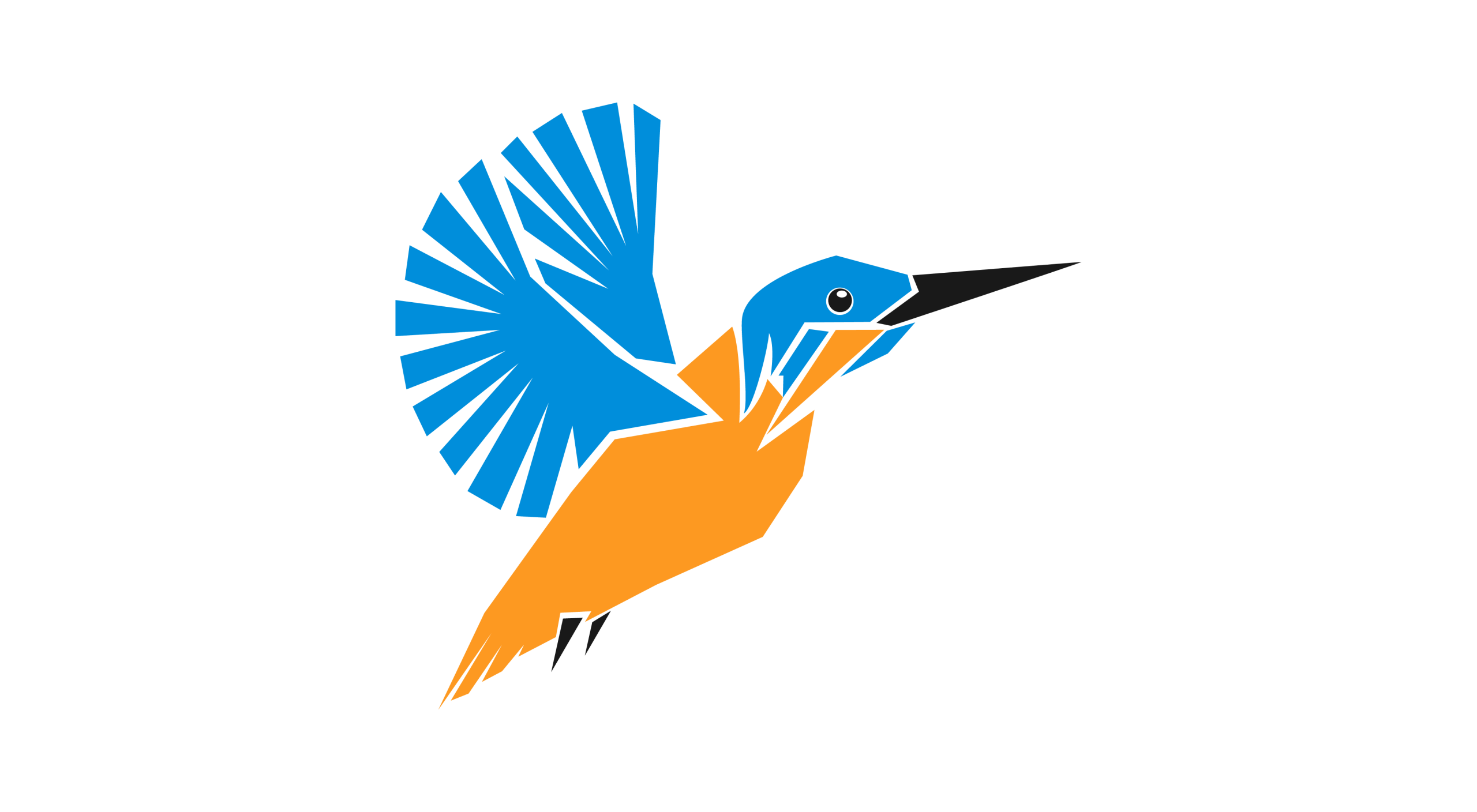 Kaia, de ijsvogel-mascotte van GRIP